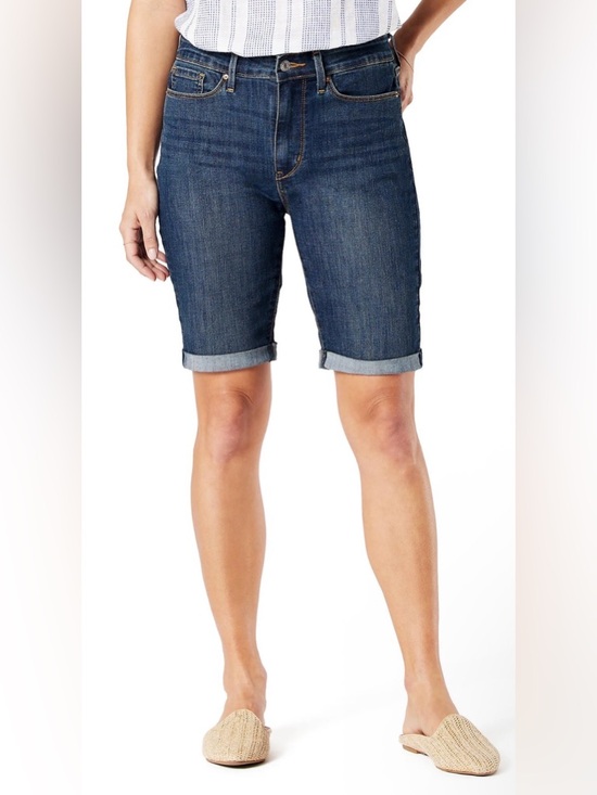 Levi's Pants - Levi's Women's Denim Bermudas - Dark Blue Wash